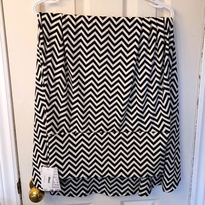 Chevron Maxi Skirt